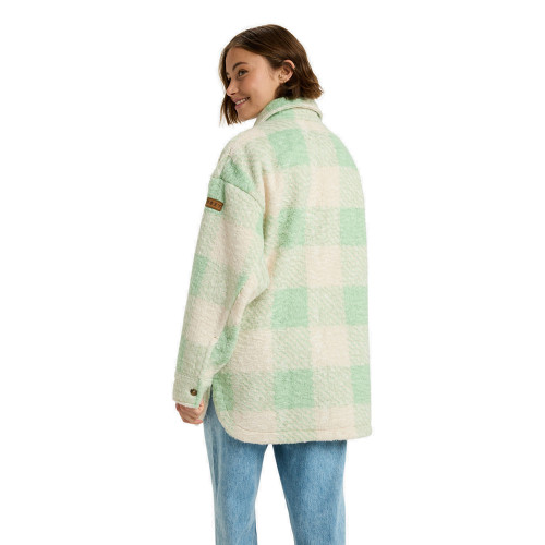 Roxy Γυναικείο πουκάμισο Over And Above - Check Plaid Polar Fleece Shirt Jacket